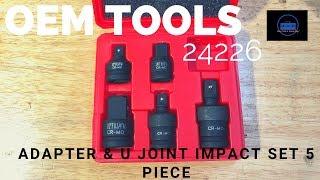 OEM TOOLS  24226 Adapter & U Joint Set 5 Piece