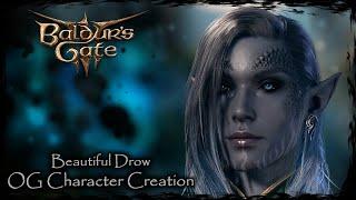 BALDUR'S GATE 3 || Beautiful Drow [Original Character #230] - Female Character Creation