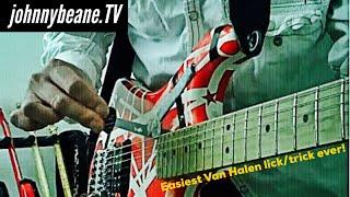 Easiest Eddie Van Halen guitar lick/trick ever. EVH EVHGEAR Johnny Beane TV