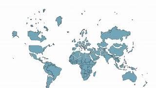 World Mercator Projection with country going to be true size