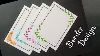 4 Border Designs/Border Designs for Project/Project File Decoration/Border Design for School Project