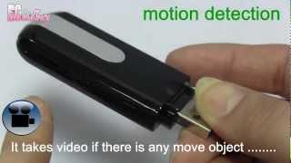 USB Motion Detect Hidden Spy Camera Video Recorder Covert Surveillance Pinhole Camera with audio