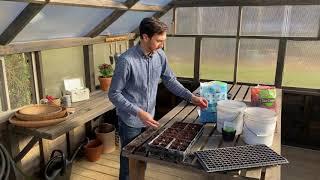 Yoderbilt  Greenhouse -  Starting Seeds with Luke Freeman, Horticultural Specialist