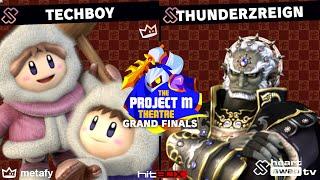 Project M Theatre - techboy (Ice Climbers) Vs. ThundeRzReign (Ganondorf) - GRAND FINALS