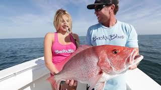 Girls First Time Fishing  For Snapper Off , With Back To Blue Adventure