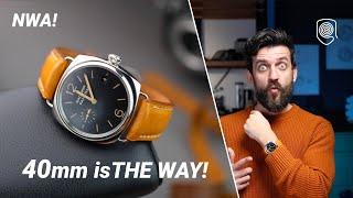 Best Panerai MOVE I’ve ever seen! 40mm Radiomir Quaranta Review.