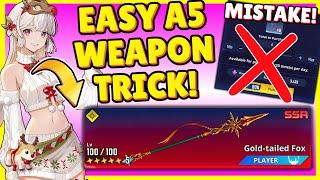 EVENT MISTAKE! EASY A5 WEAPON! MUST KNOW! PLEASE DONT WASTE ESSENCE! [Solo Leveling: Arise]