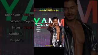 Myanmar at Big 5 Male Pageant 2024 #malepageant #myanmar #shorts