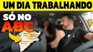 UM DIA INTEIRO TRABALHANDO SÓ NO ABC PAULISTA NO UBER [PASSEI NERVOSO!]