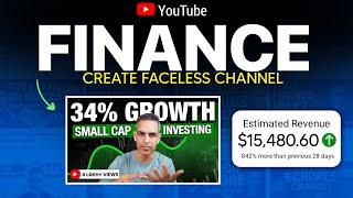 Earn $5000 Monthly | Create Faceless Finance Channel | Make Finance Videos