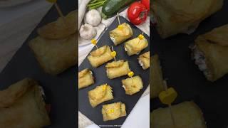 Рулетики из цукини ссыром #рецепты #рецепт #вкусно #кулинария