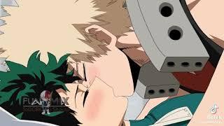 BakuDeku kiss (BTS) *behind the scene* Boku no HOMO academia.