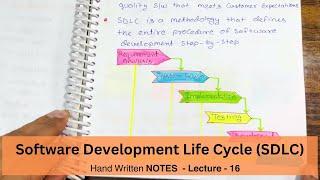 Software Development Life Cycle (SDLC) in Software Engineering Tutorials in Hindi