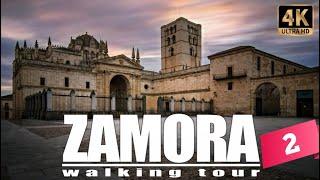 [4K] ZAMORA Walking Tour PART 2 | Romanesque Jewel | Castile and Leon | Spain | March 2021