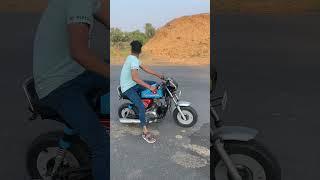 Mini bike se kiya stant full video my YouTube  Naveen bike features #trending #naveenbikefeatures