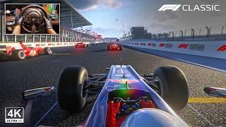 Sebastian Vettel's Red Bull RB6 V8 Engine - Dutch GP | F1 Classic Steering Wheel Gameplay