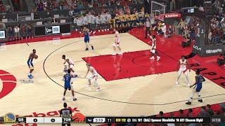 Golden State Warriors vs Toronto Raptors (Stephen Curry & Andrew Wiggins) - NBA 2K25 PC Gameplay