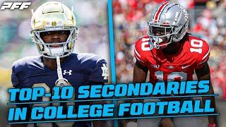 Top-10 Secondaries in College Football: Ohio State, Iowa, Notre Dame & more!