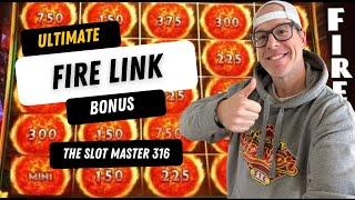 Ultimate Fire Link Bonus! Fire Ball Bonus #ultimatefirelink #theslotmaster316 #Slots #casino