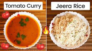 Tangy Tomato Curry With Jeera Rice Recipe | Tamatar ki Kadi aur Jeera Chawal Recipe | Must Try |