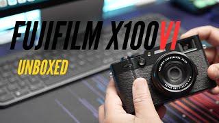 Unboxing the Sleek Fujifilm X100VI in Black – First Impressions