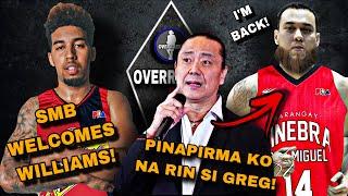 MAY ISA PANG PINAPIRMA ANG GINS! SI GREGZILLA PALA! | MIKEY WILLIAMS BAGONG PLAYER NG SMB!?