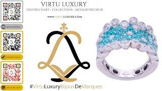 Bague or blanc AMERICAN DREAM signée SIMON G. chez VIRTU LUXURY. #SimonG #VirtuLuxuryBijouxdeMarques