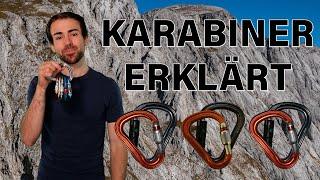KARABINER - Details einfach erklärt | Bergsteigen Grundlagenkurs #1