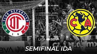 Resumen y Goles | Toluca vs América | Liga BBVA MX | Apertura 2022 - Semifinal IDA