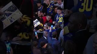 Steph GOT MOBBED at Barclays Center!