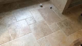 Travertine, floor, shower,  Travertino, pisos, baños