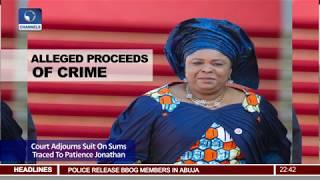 Court Adjourns Suit On Sums Traced To Patience Jonathan