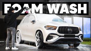 Cleaning My Mercedes GLE - Exterior Foam Wash ASMR