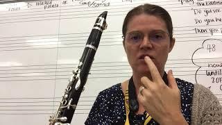 Mini-Lesson: First Notes on the Clarinet