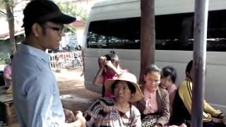 Samnang on visit in Border of Thai -Cambodia at 09.08.12(video souvenir)