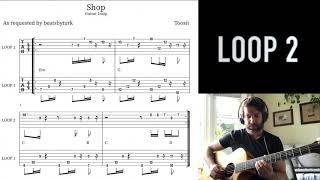 Toosii - shop (Guitar Loop with Tab)