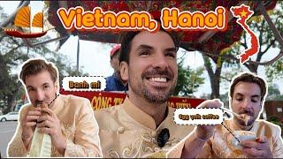 Exploring Hanoi's Old Quarter ! Vietnamese egg coffee and banh mi sandwich!