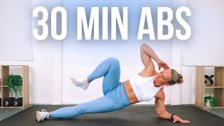 30 MIN TOTAL ABS WORKOUT FOR WOMEN (At Home No Repeat No Equipment)