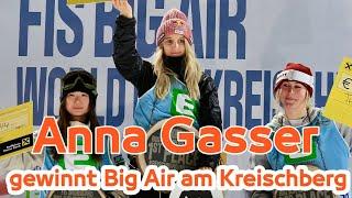 Snowboarderin Anna Gasser gewinnt Big Air am Kreischberg.