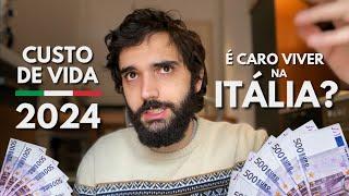 CUSTO DE VIDA DE UM CASAL NA ITÁLIA (2024) | Quanto gastamos em nossas contas básicas?