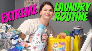 NEW ALL DAY LAUNDRY MOTIVATION/ FAMILY OF 4 WEEKLY LAUNDRY ROUTINE/ MOM LIFE/ SAHM | GET IT ALL DONE