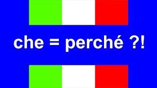 CONGIUNZIONI ITALIANE: Un modo SORPRENDENTE di usare la congiunzione CHE (italiano per stranieri)