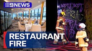 Popular Melbourne restaurant torched in suspicious blaze | 9 News Australia