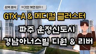 파주 운정신도시 경남아너스빌 디원 & 리버 청약의 모든 것 ! 이 영상으로 하나로 완벽 분석 가능 ! #파주 #운정 #경남아너스빌 #디원 #리버 #비규제 #추첨 #GTX-A