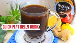 DRINK COFFEE With Lemon for 10 days  AND Lose Belly Fat | Quick Fat Burner Drink