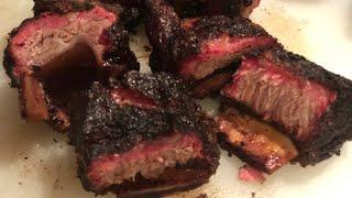 Beef Ribs Smoked #DDBBQ #SweetHeatRub #ShortRibs