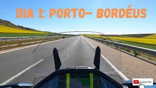 2,000Km: Porto - Luxembourg in Honda Goldwing (1st Day)