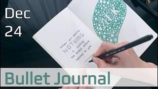 Plan with me December 24 | Оформление декабря 24 в ежедневнике #bulletjournal