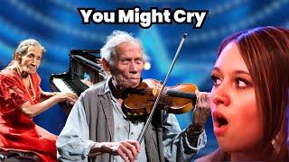 No One Could Stop Crying: Homeless 90-Year-Old Couple’s Duet Shakes the Stage  #ViralVideo