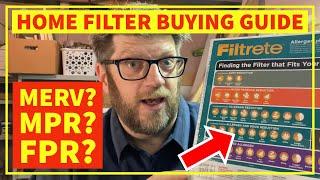 MERV vs MPR vs FPR - Choosing the Best  Home Filter By Rating